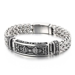 Modemuster Gebogenes Marken-Titan-Herrenarmband