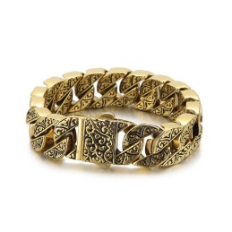 Musterguss-Titanarmband Für Männer
