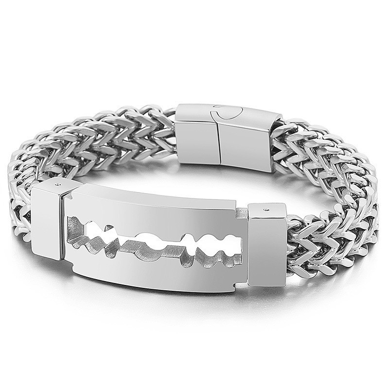 Blade Curved Brand Vakuumplattiertes Titanarmband Für Herren Blade Curved Brand Vakuumplattiertes Titanarmband Für Herren