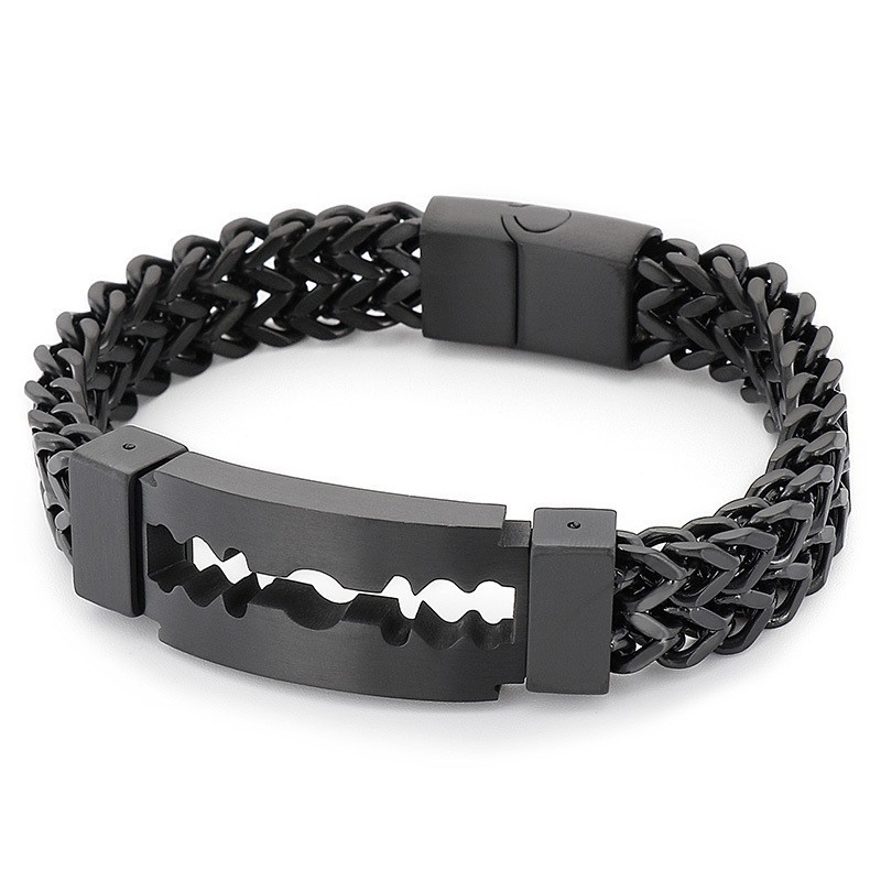 Blade Curved Brand Vakuumplattiertes Titanarmband Für Herren Blade Curved Brand Vakuumplattiertes Titanarmband Für Herren