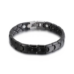 Magnetarmband Mit Schwarzem Stein Für Herren