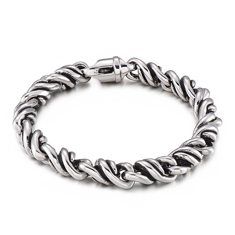 Modisches Twist-Titanarmband Für Männer Modisches Twist-Titanarmband Für Männer