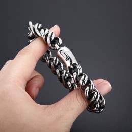 Mode Poliert Snap Titan Herrenarmband Für Geschenke