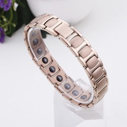 Modisches Galvanisiertes Magnet-Titanarmband Für Männer