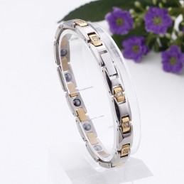 Diamant-Magnet-Titan-Armband Für Männer Und Frauen