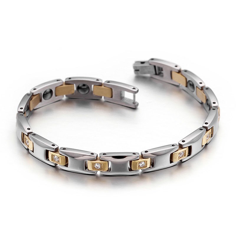 Diamant-Magnet-Titan-Armband Für Männer Und Frauen Diamant-Magnet-Titan-Armband Für Männer Und Frauen