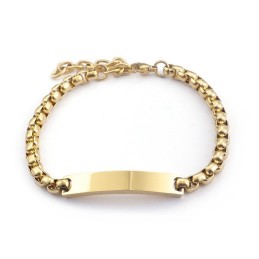 Schickes, Gebogenes, Quadratisches Paar-Titanarmband