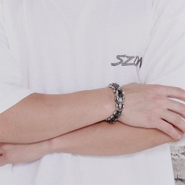 Übertriebenes Cool Keel Titanarmband Für Männer