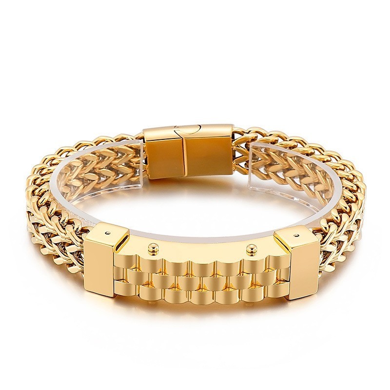 Modisches Titanarmband Im Hip-Hop-Stil Für Herren Modisches Titanarmband Im Hip-Hop-Stil Für Herren