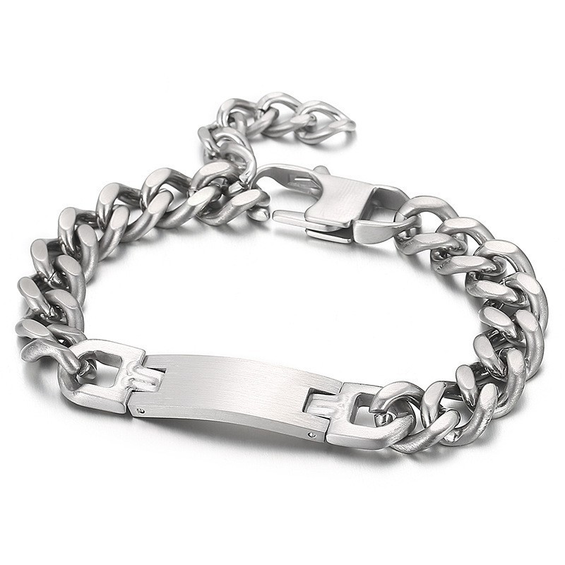 Mode Geschwungene Marke Mit Schwanz Kette Titan Armband Für Männer Mode Geschwungene Marke Mit Schwanz Kette Titan Armband Für Männer