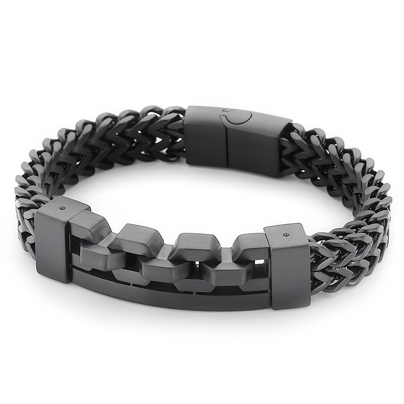 Modisches Quadratisches Hohles Titanarmband Für Männer Modisches Quadratisches Hohles Titanarmband Für Männer
