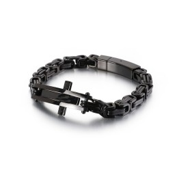 Cooles Cross Bend Hip-Hop Titan Armband Für Männer