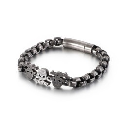 Fashion Street Style Hip-Hop Totenkopf Herren Titan Armband