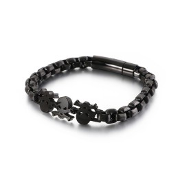 Fashion Street Style Hip-Hop Totenkopf Herren Titan Armband