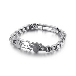 Fashion Street Style Hip-Hop Totenkopf Herren Titan Armbänder