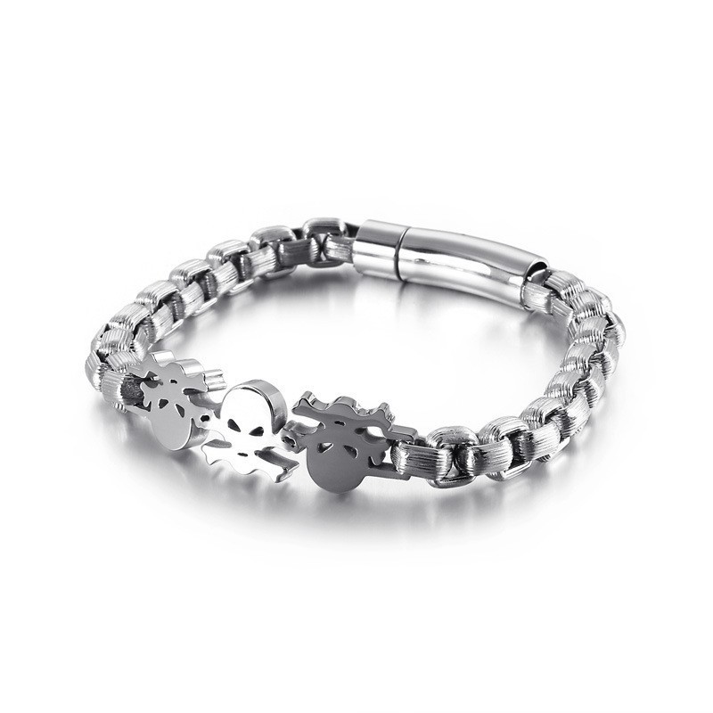 Fashion Street Style Hip-Hop Totenkopf Herren Titan Armbänder Fashion Street Style Hip-Hop Totenkopf Herren Titan Armbänder