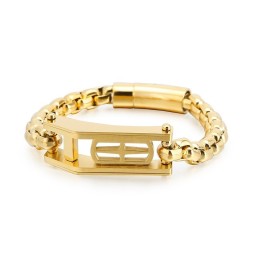 Rock Hip-Hop Kreuz Hohl Quadrat Herren Titan Armband