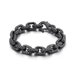 Modisches Polka Dot Titan Armband Für Männer
