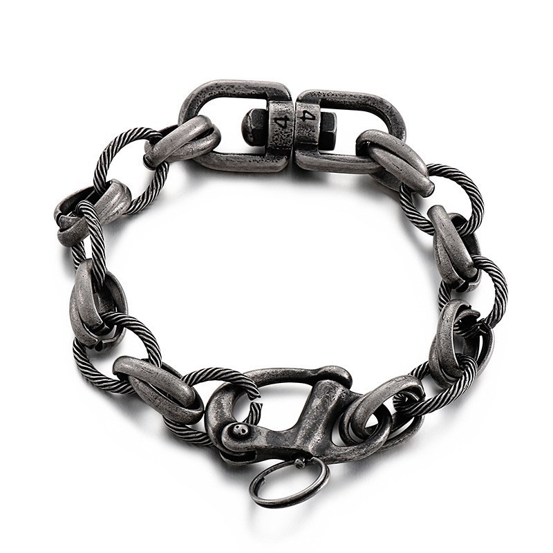 Fashion Street O-Word Splicing Titan Armbänder Für Männer Fashion Street O-Word Splicing Titan Armbänder Für Männer