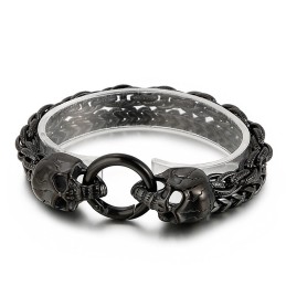 Coole Mode Chic Stil Schädel Titan Herren Armband Zubehör