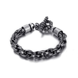 Cooles Modisches Titanarmband Mit Totenkopfverschluss Für Männer