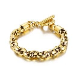 Cooles Modisches Titanarmband Mit Totenkopfverschluss Für Männer
