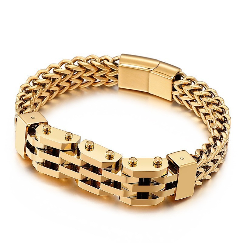 Doppellagiges, Zweireihiges Titanarmband Für Herren Doppellagiges, Zweireihiges Titanarmband Für Herren