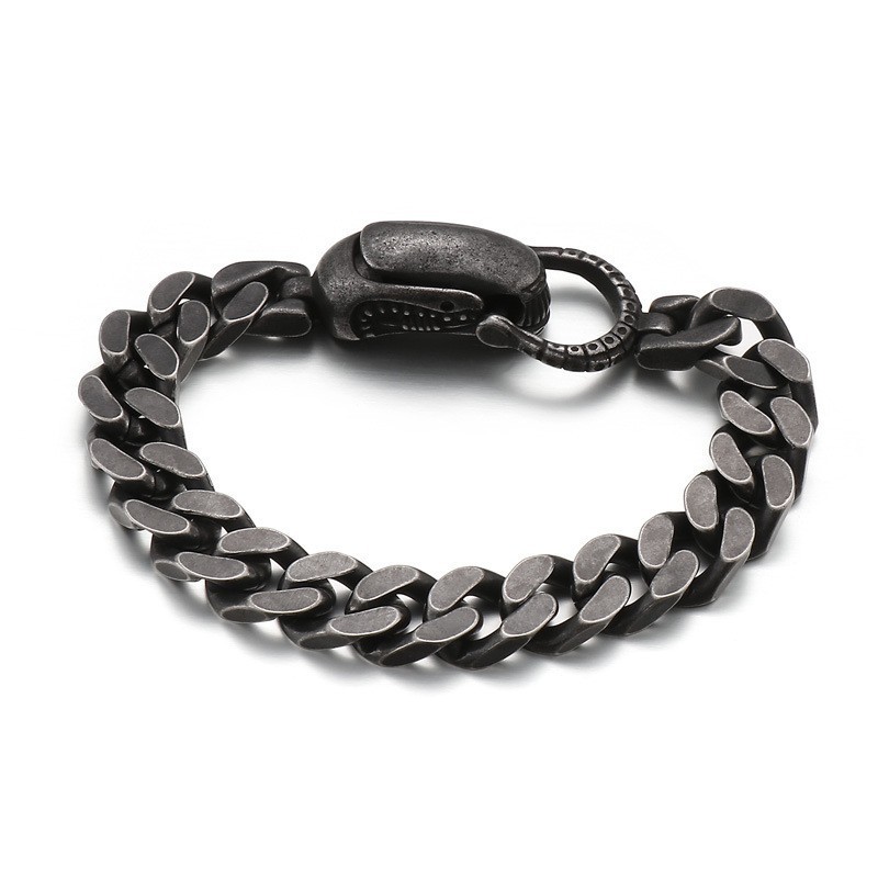 Schickes Kubanisches Titanarmband Für Männer Schickes Kubanisches Titanarmband Für Männer