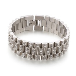 American Hiphop Tank Diamond Herren Hip Hop Titan Armband