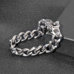Beliebtes Titanarmband Im Schicken Stil Mit Schneckenschnalle Für Männer
