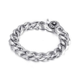 Beliebtes Titanarmband Im Schicken Stil Mit Schneckenschnalle Für Männer