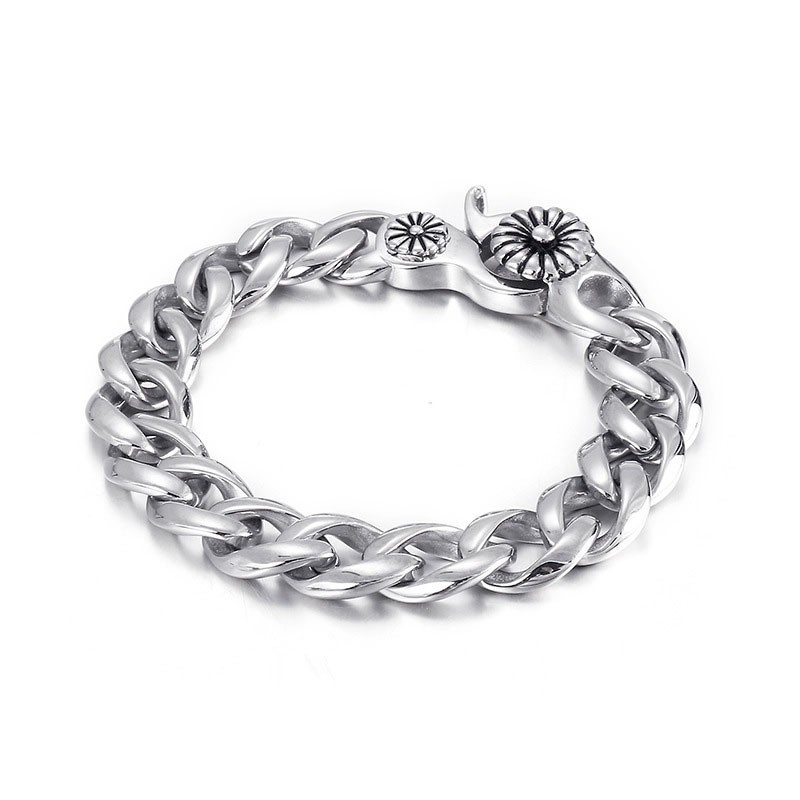 Beliebtes Titanarmband Im Schicken Stil Mit Schneckenschnalle Für Männer Beliebtes Titanarmband Im Schicken Stil Mit Schneckenschnalle Für Männer
