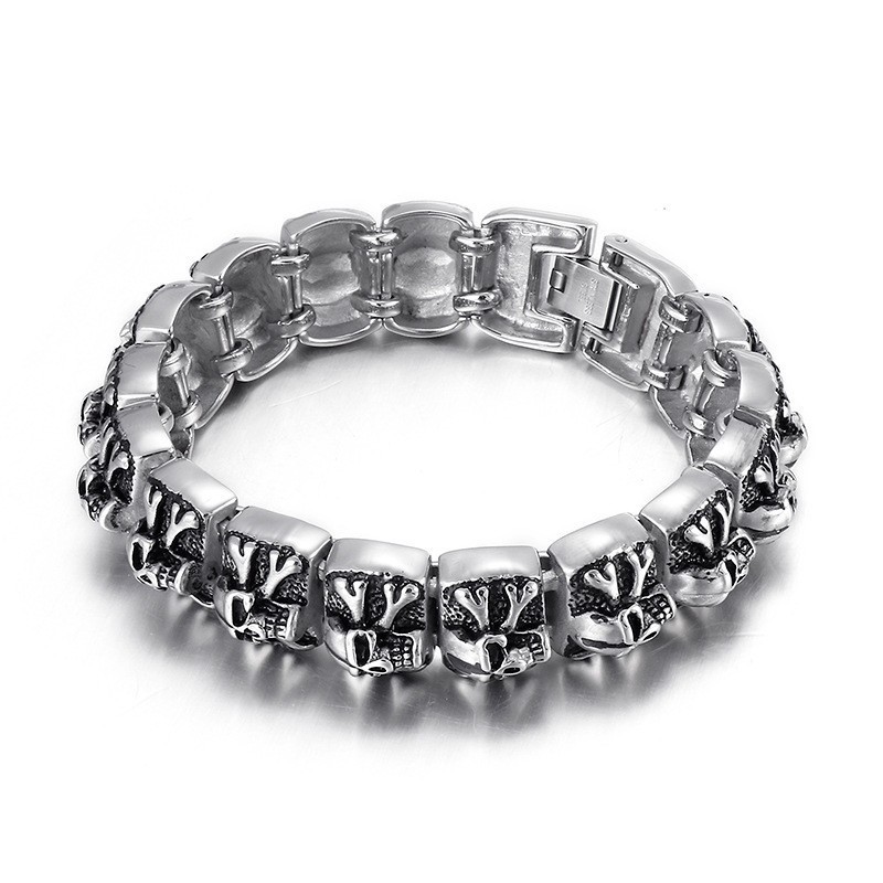 Ghost Cross Skull Herren Titan Armband Ghost Cross Skull Herren Titan Armband