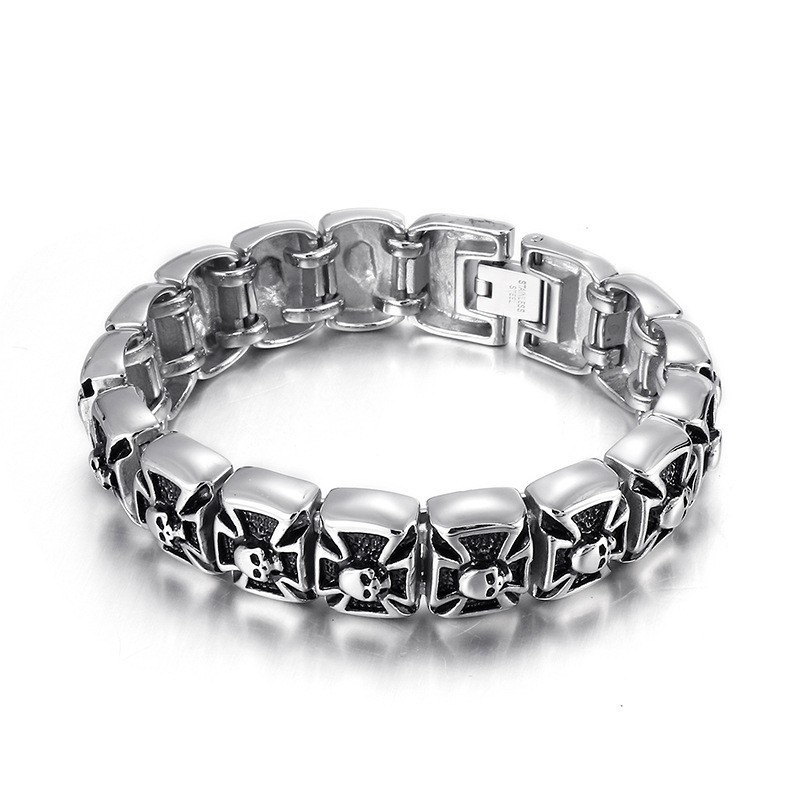 Ghost Cross Skull Herren Titan Armband Ghost Cross Skull Herren Titan Armband