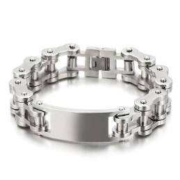 Cooles, Schickes Biker-Titanarmband Für Männer
