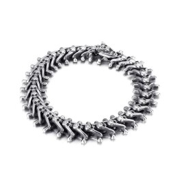 Übertriebenes Kleines Totenkopf-Herrenarmband Aus Titan