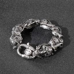 Cooles Totenkopf Herren Titan Armband