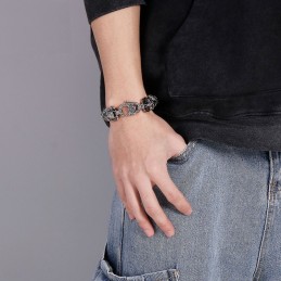Cooles Totenkopf Herren Titan Armband
