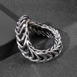 Cooles, Schickes, Einlagiges V-Förmiges Titanarmband Für Herren