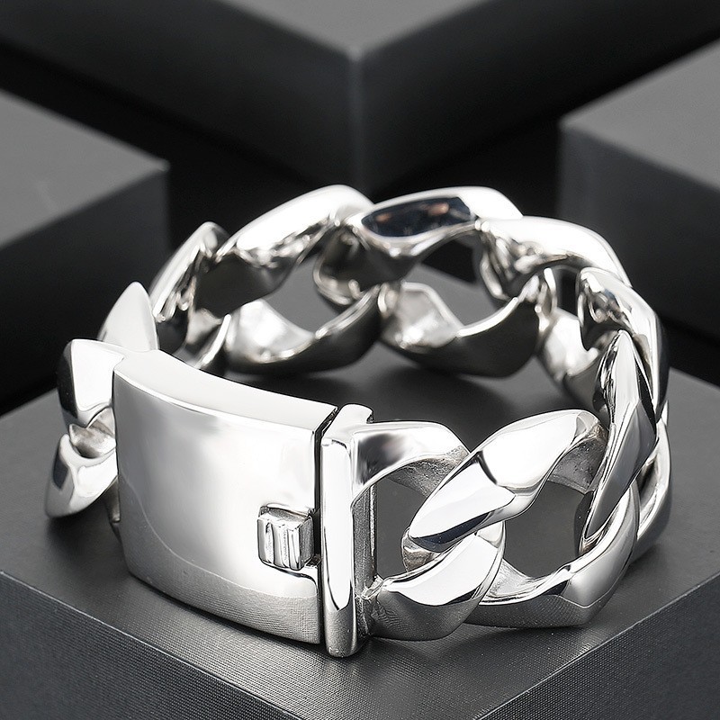 Mode Herren Poliert Hand Schmuck Titan Armband Mode Herren Poliert Hand Schmuck Titan Armband