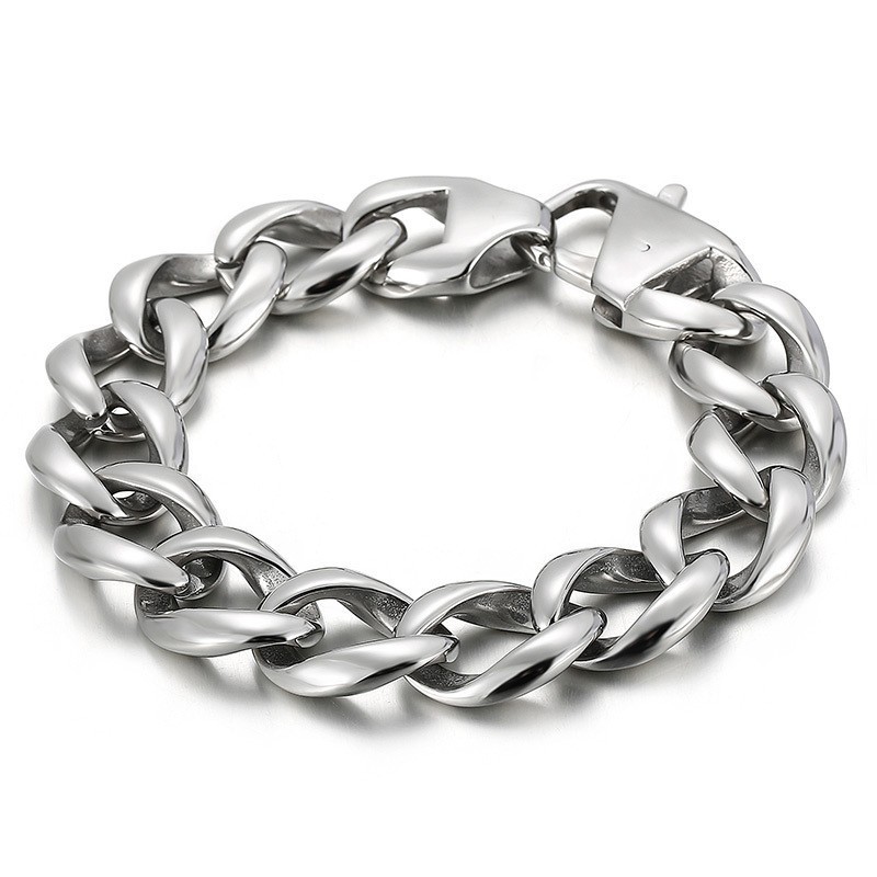 Cooles Titanarmband Im Hip-Hop-Chic-Stil Für Herren Cooles Titanarmband Im Hip-Hop-Chic-Stil Für Herren