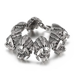Cooles General Warrior Head Titan Armband Für Männer