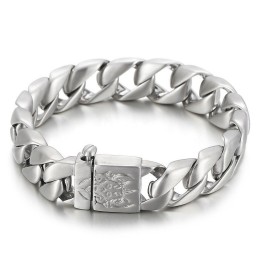 Fashion Highlights Hip-Hop Herren Titan Ganzstahl Farbarmband