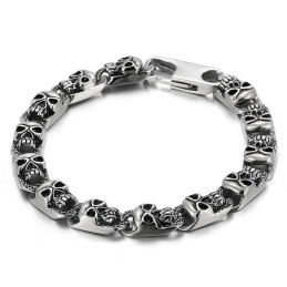 Modische Titan-Totenkopf-Armbänder Für Herren