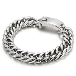 Street Fashion Cooles Einfarbiges Titanarmband Für Männer