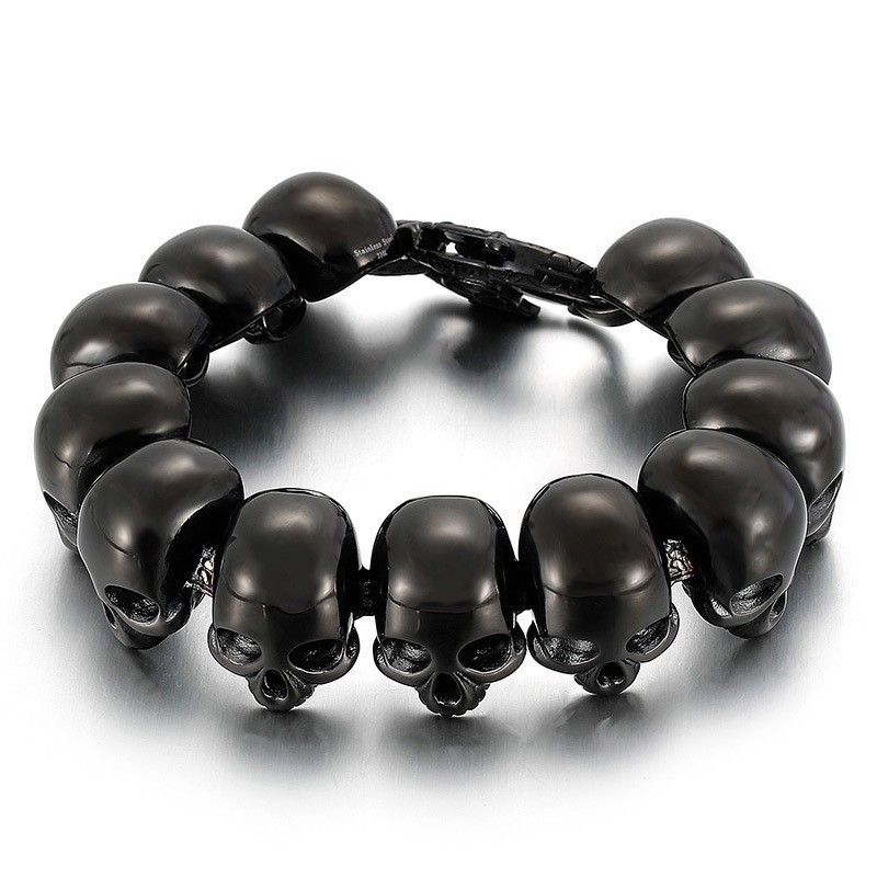 Tide Herrenmode Titan Armbänder Für Jungen Totenkopf Armbänder Tide Herrenmode Titan Armbänder Für Jungen Totenkopf Armbänder