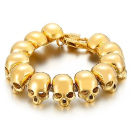 Tide Herrenmode Titan Armbänder Für Männer Totenkopf Armbänder