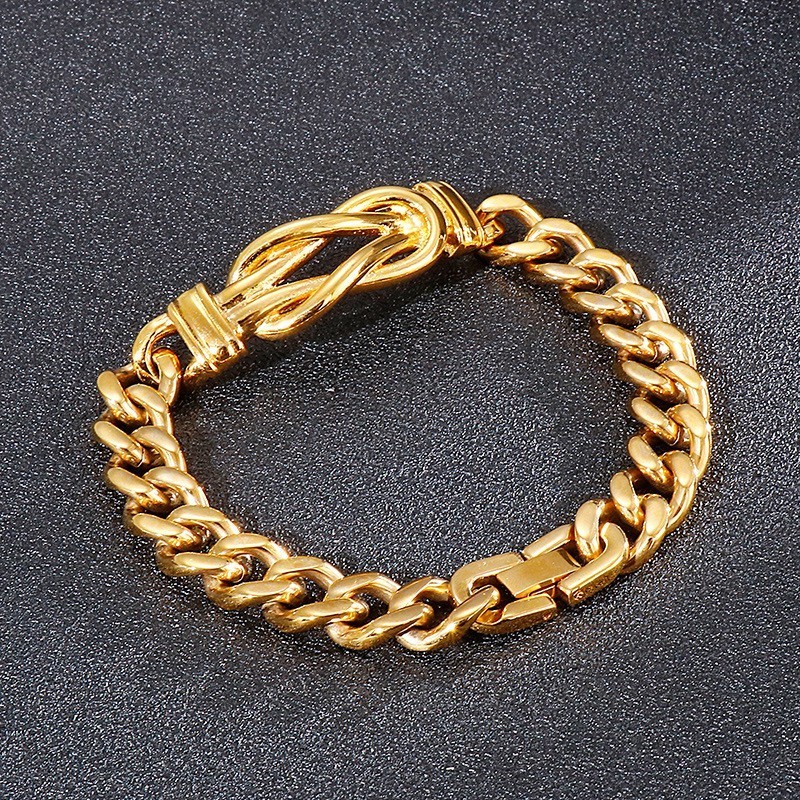 Geknotetes Titan Herrenarmband Armbänder Geknotetes Titan Herrenarmband Armbänder