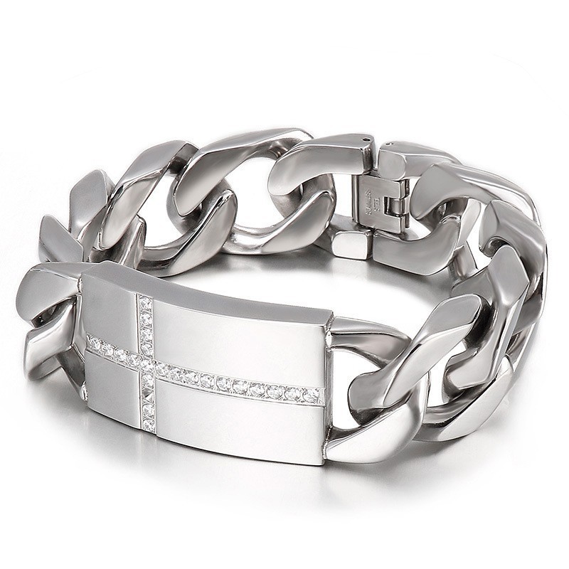 Tide Herrenmode Titan Kreuz Armband Tide Herrenmode Titan Kreuz Armband