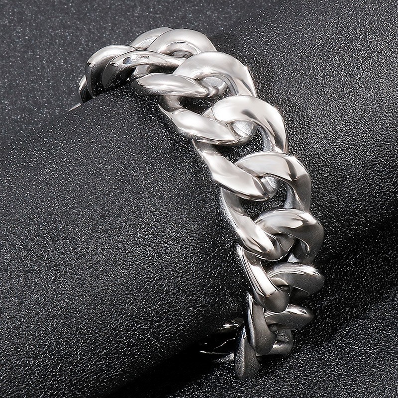 Coole Herren Hand Schmuck Mode Titan Glänzend Armbänder Coole Herren Hand Schmuck Mode Titan Glänzend Armbänder
